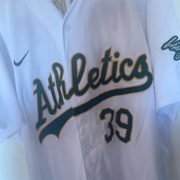 Oakland A’s Athletics Dave Parker Baseball Jersey Men Size 52 2XL Stitched White